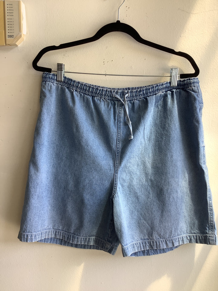 Jones New York Drawstring Denim Shorts