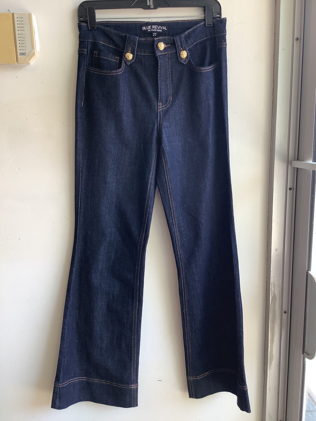 Blue Revival Dark Wash Flare Jeans