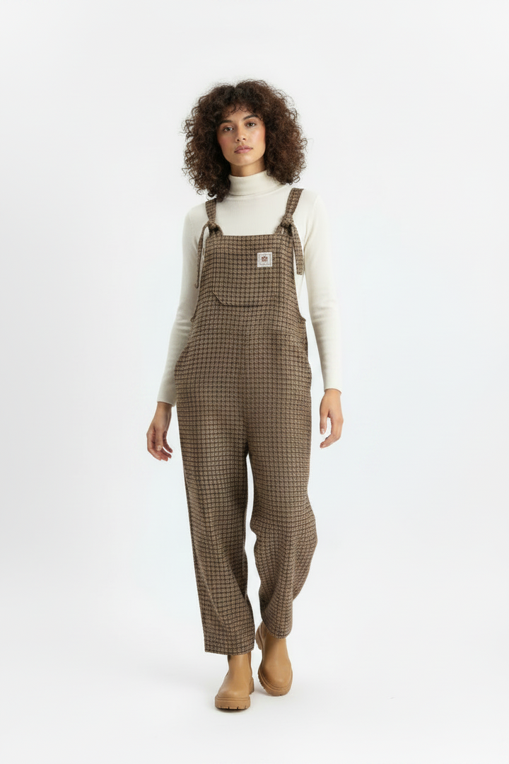 Heritage Check Overalls- Butterflies in Ballgowns
