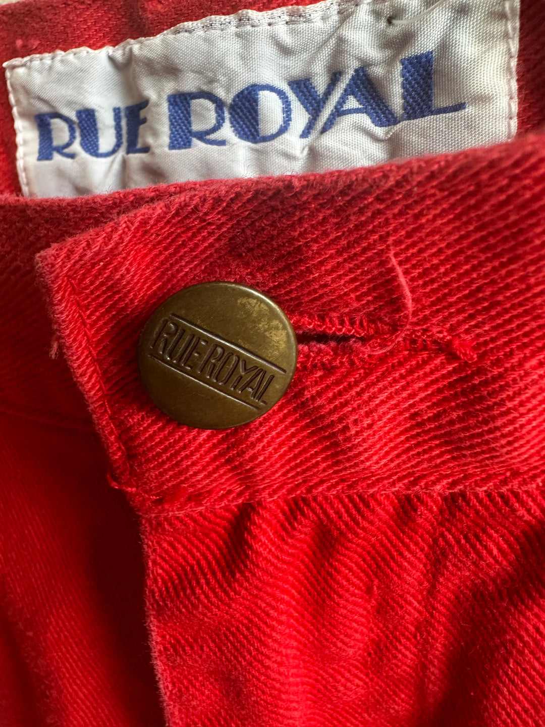 Vintage Rue Royal Red High Rise Jeans | Size 28