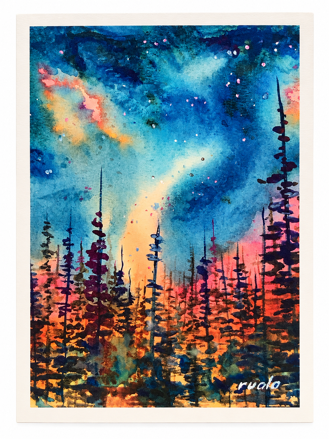 Forest Glow Card