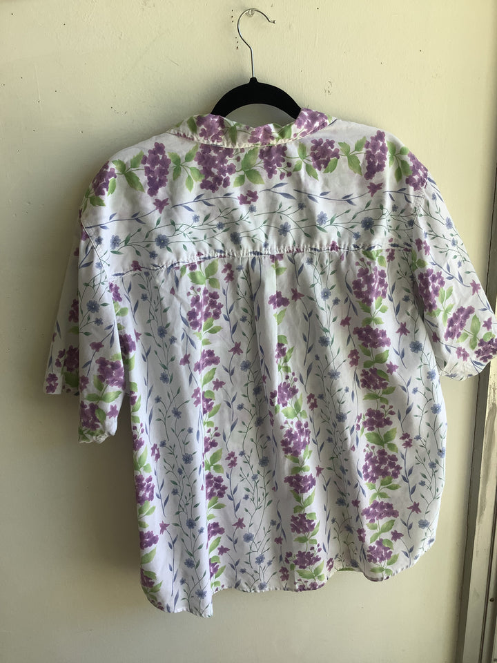 Vintage Lilac Meadow Blouse