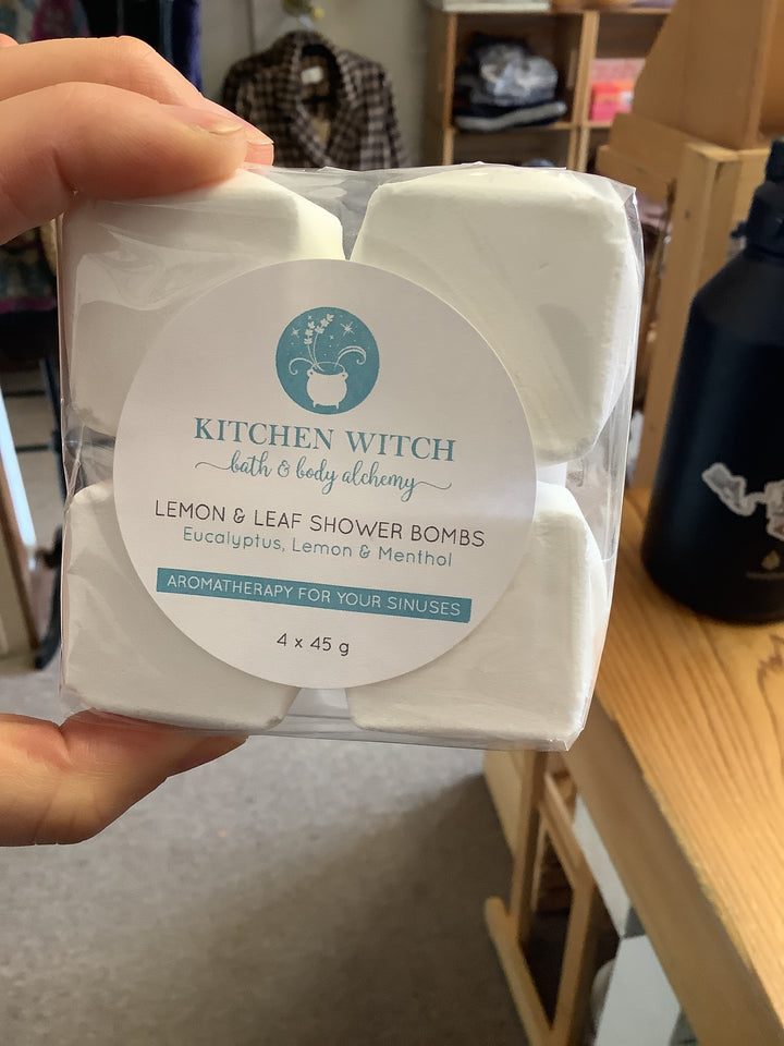 Kitchen Witch Lemon & Leaf Shower Bomb
