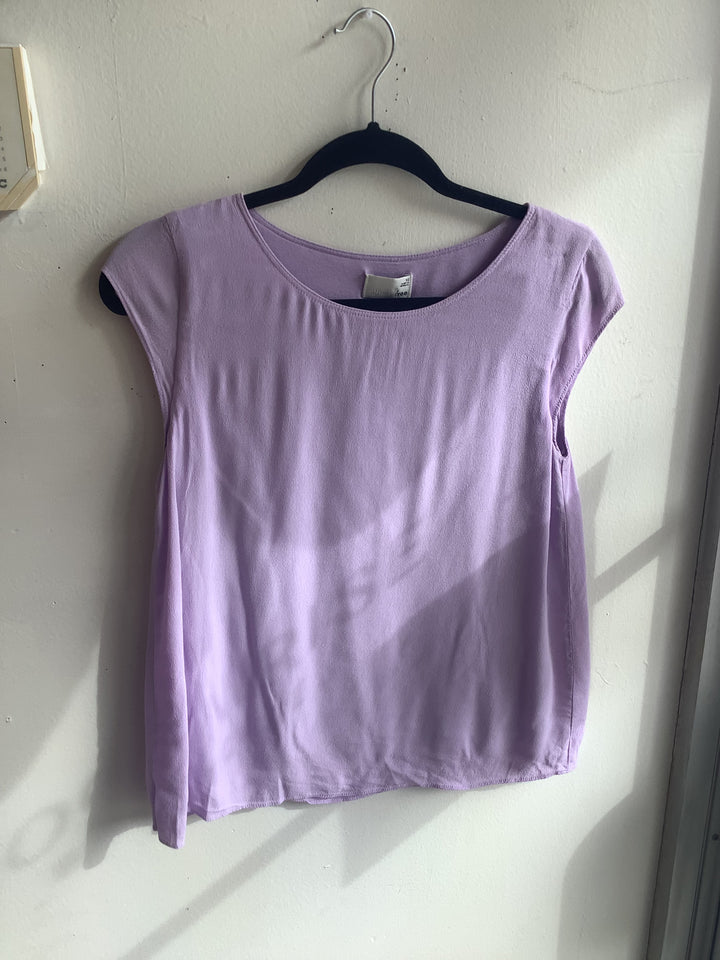 Wilfred Free Lavender Cap Sleeve Blouse