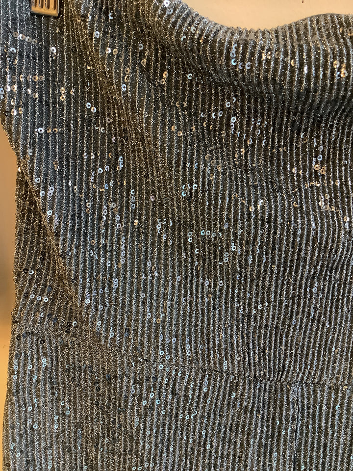 Vintage Silver Stardust Strapless Jumper