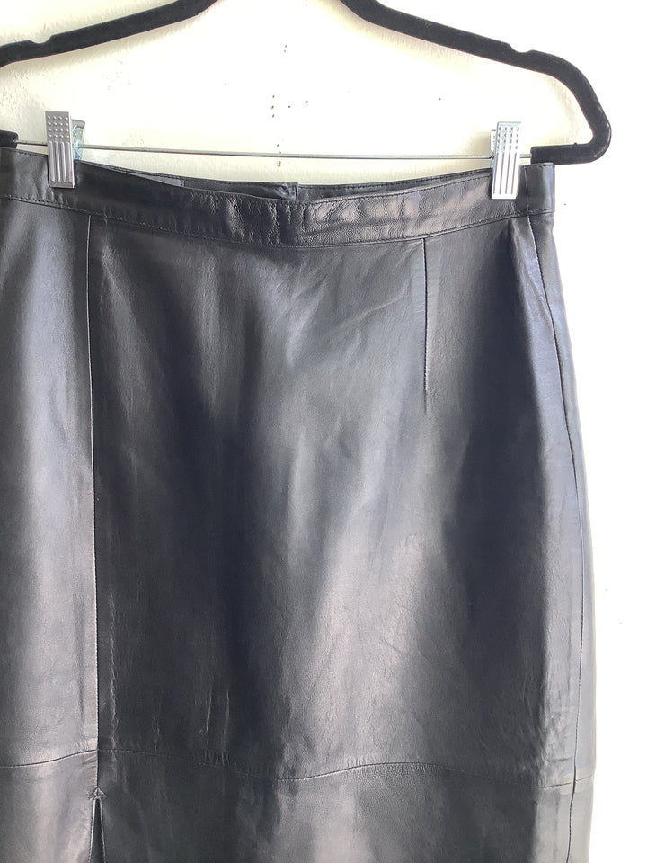 Midnight Muse Leather Skirt - Canadian Brand
