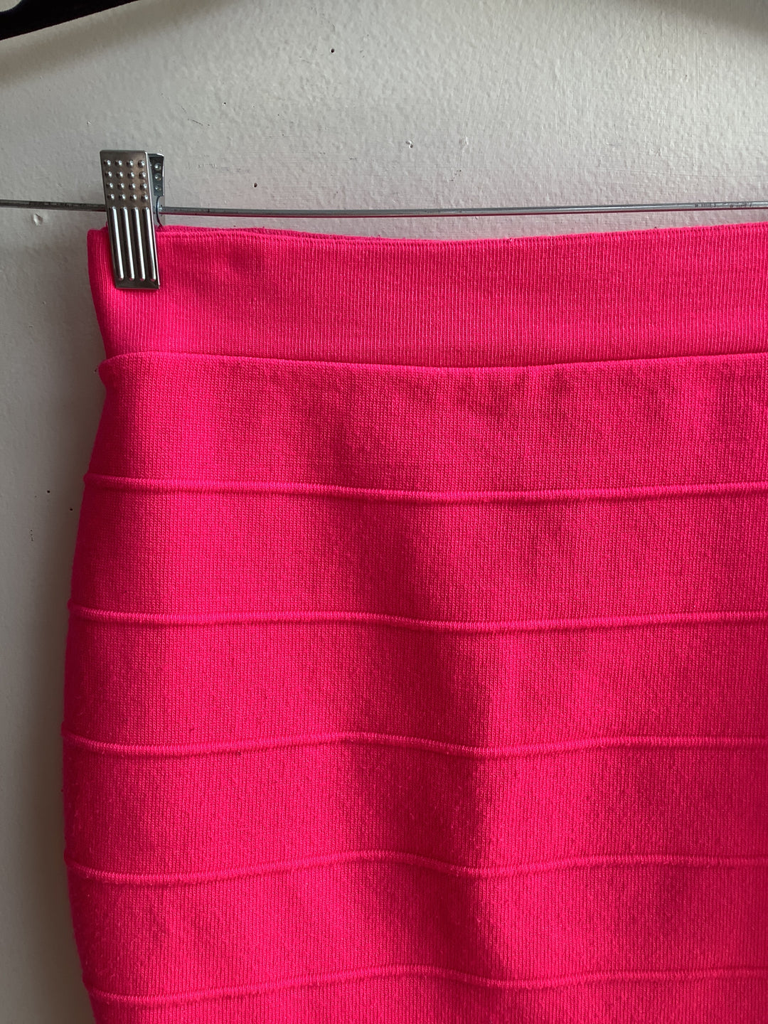 Vintage 2000s Hot Pink Bodycon Skrit