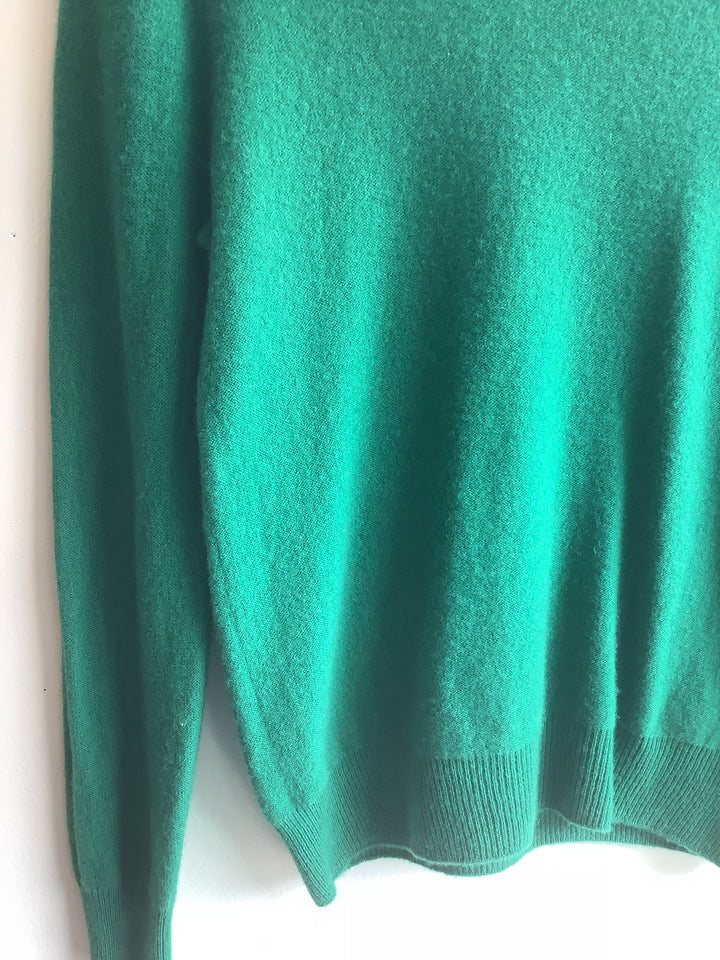 Emerald Green Cashmere Sweater