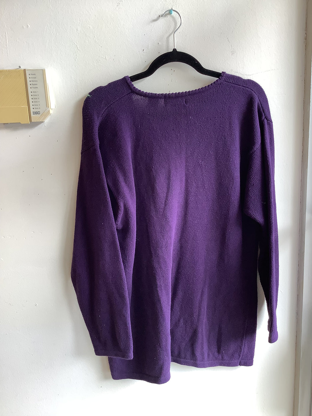 Tabi Purple Rose Knit Sweater