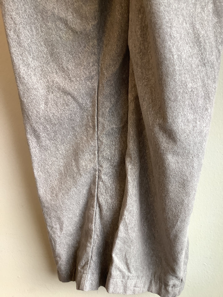 Butterflies in Ballgowns Light Grey Flannel Overalls