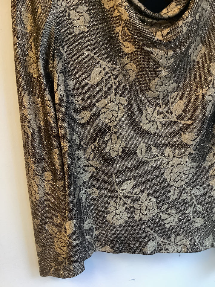 Vintage Alex Evenings Golden Evening Top