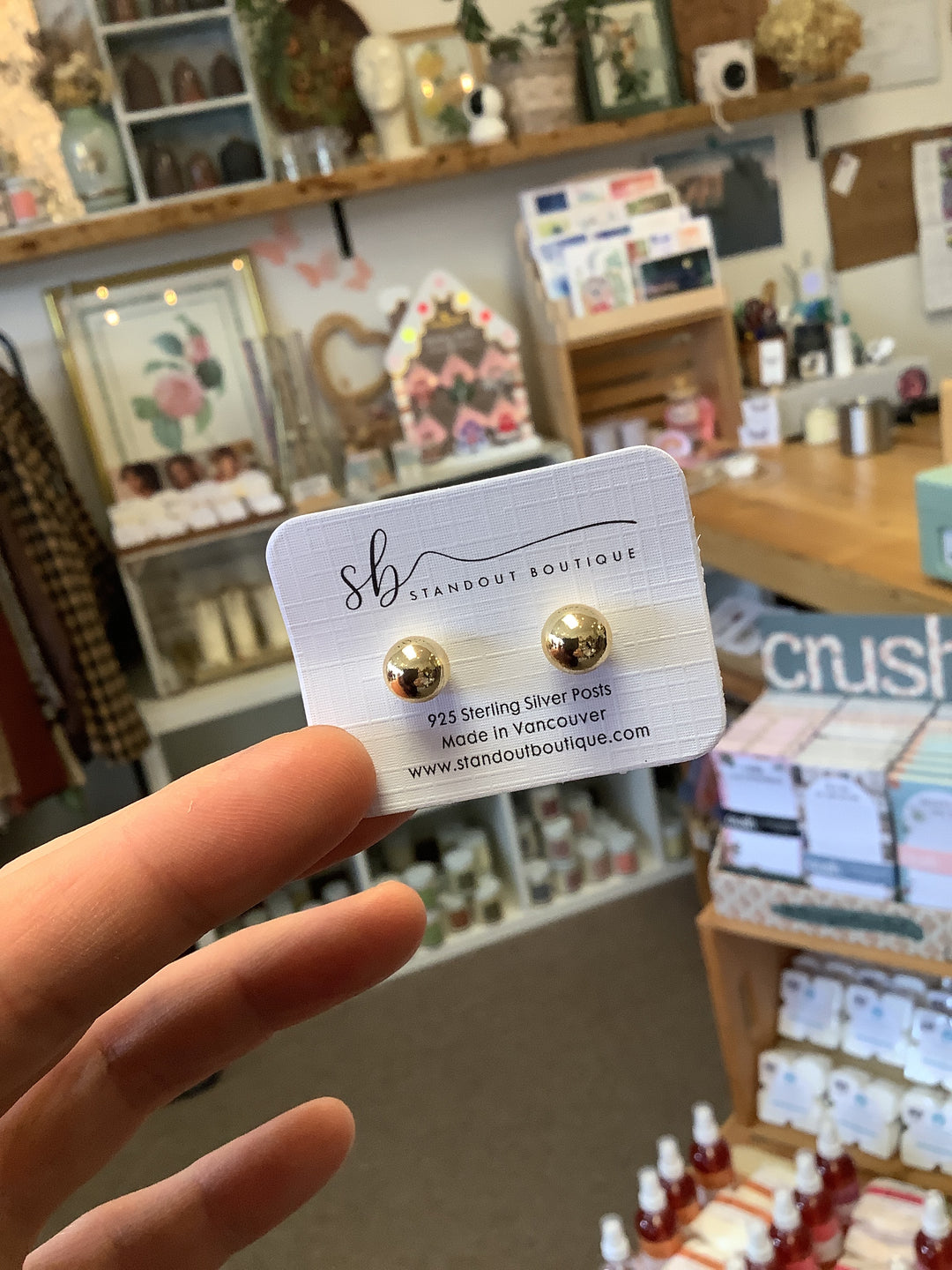 Gold Balls Studs - Standout Boutique (Vancouver, BC)