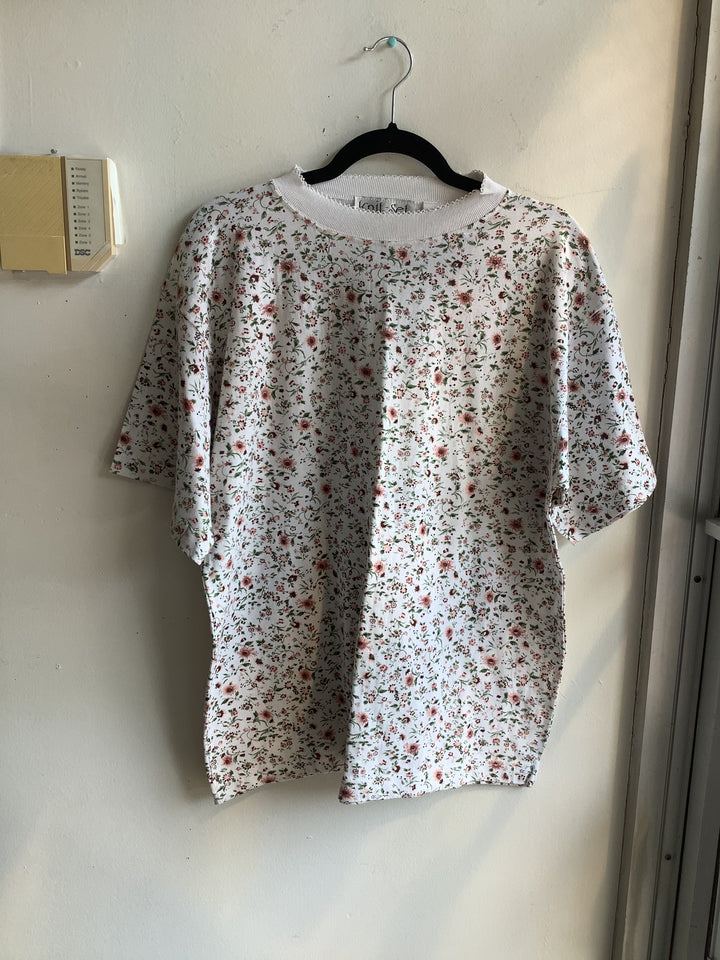 Vintage Floral Cotton Tee