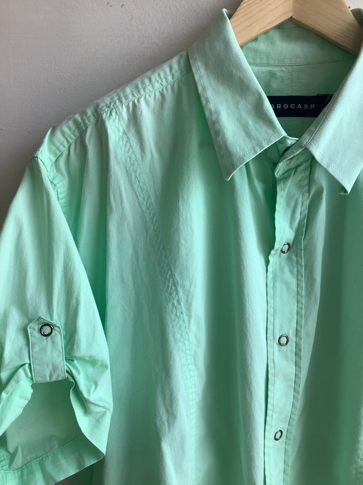 Tarocash Mint Button Up Shirt