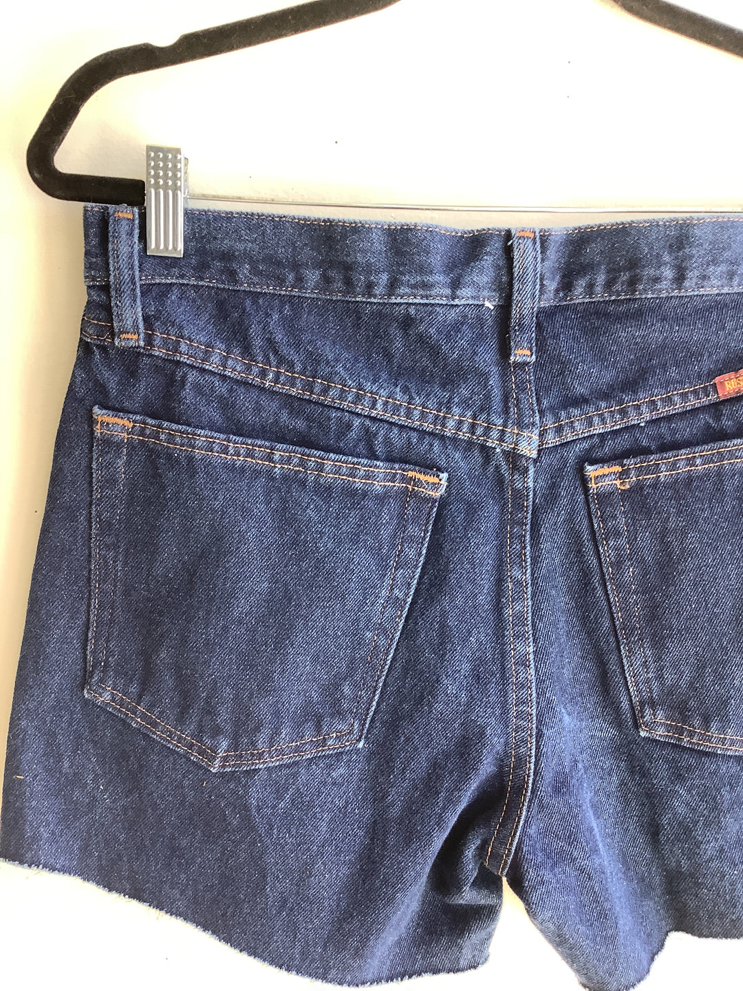 Rustler Classic Dark Wash Cutoff Shorts