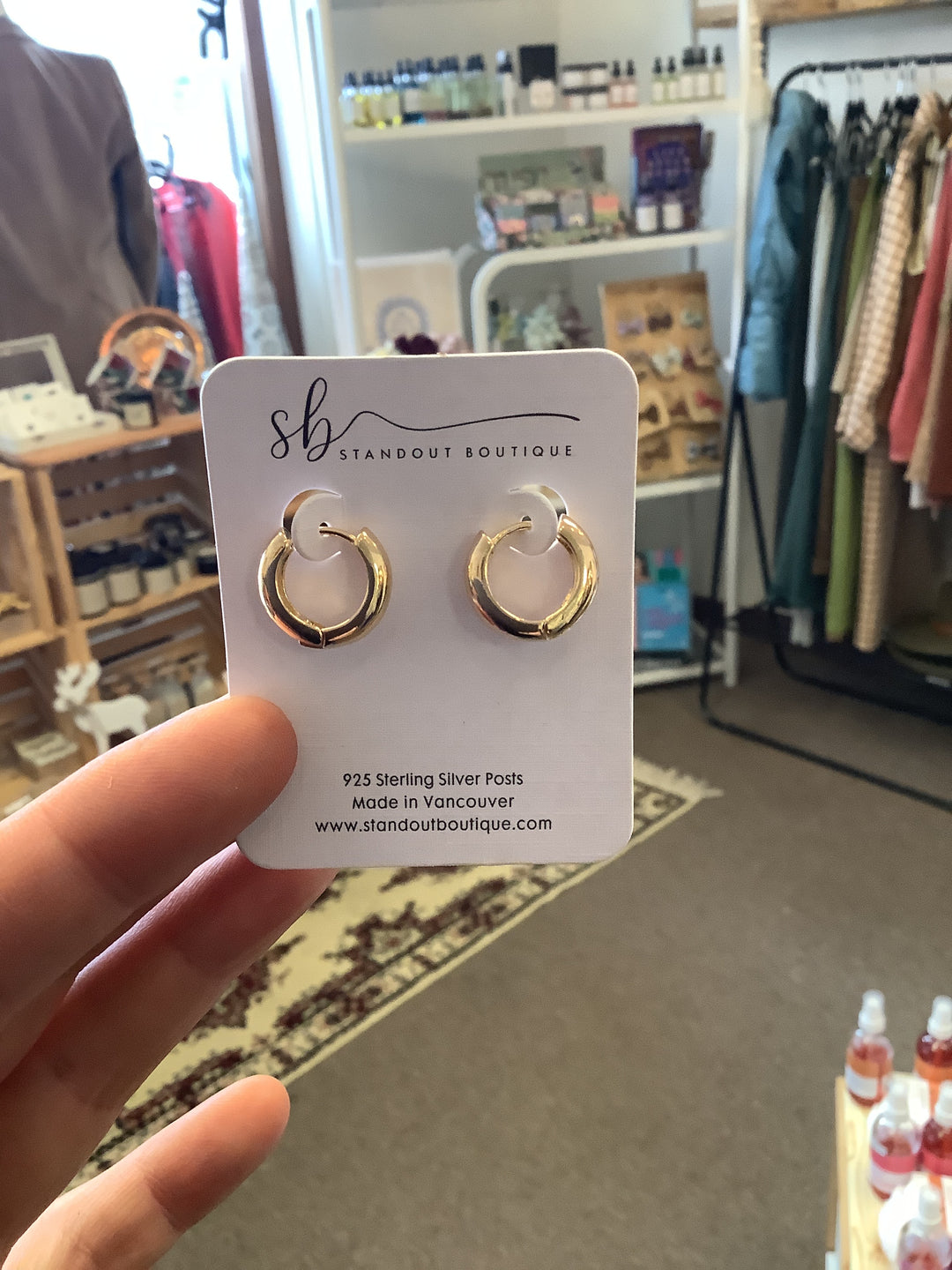 Liora Gold Hoops - Standout Boutique (Vancouver, BC)