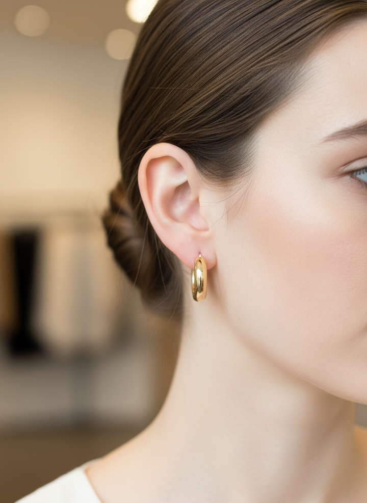 Liora Gold Hoops - Standout Boutique (Vancouver, BC)