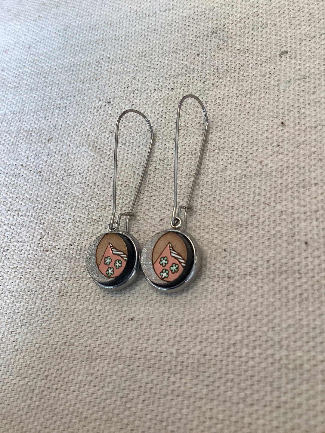 Sick Chick Mountain Snowflake Dangle Earrings #18