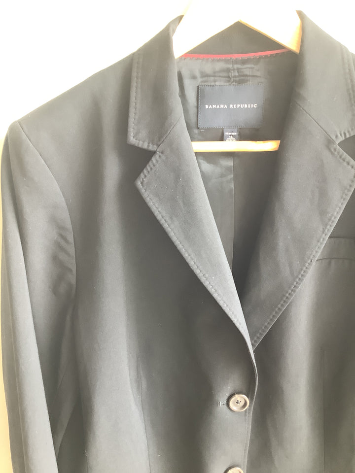 Banana Republic Stretch Black Blazer