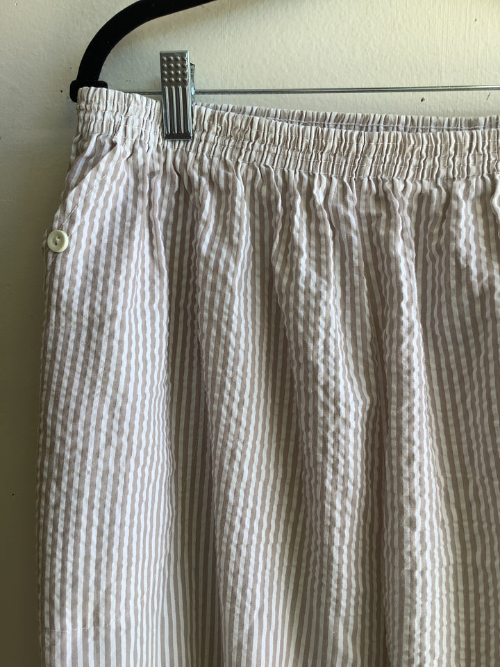 Vintage Seersucker Tapered Pants