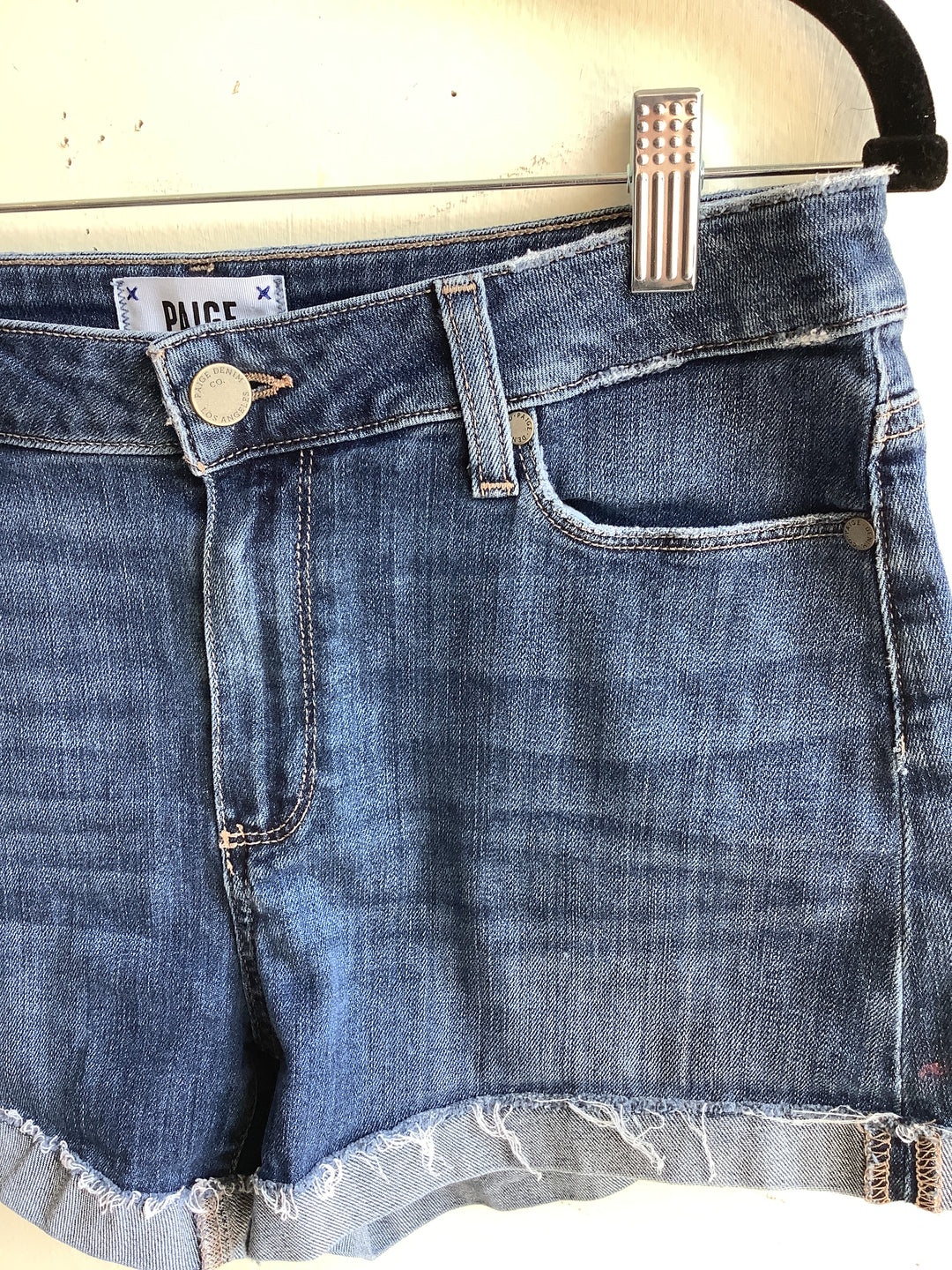 Paige Premium Denim Cutoff Shorts