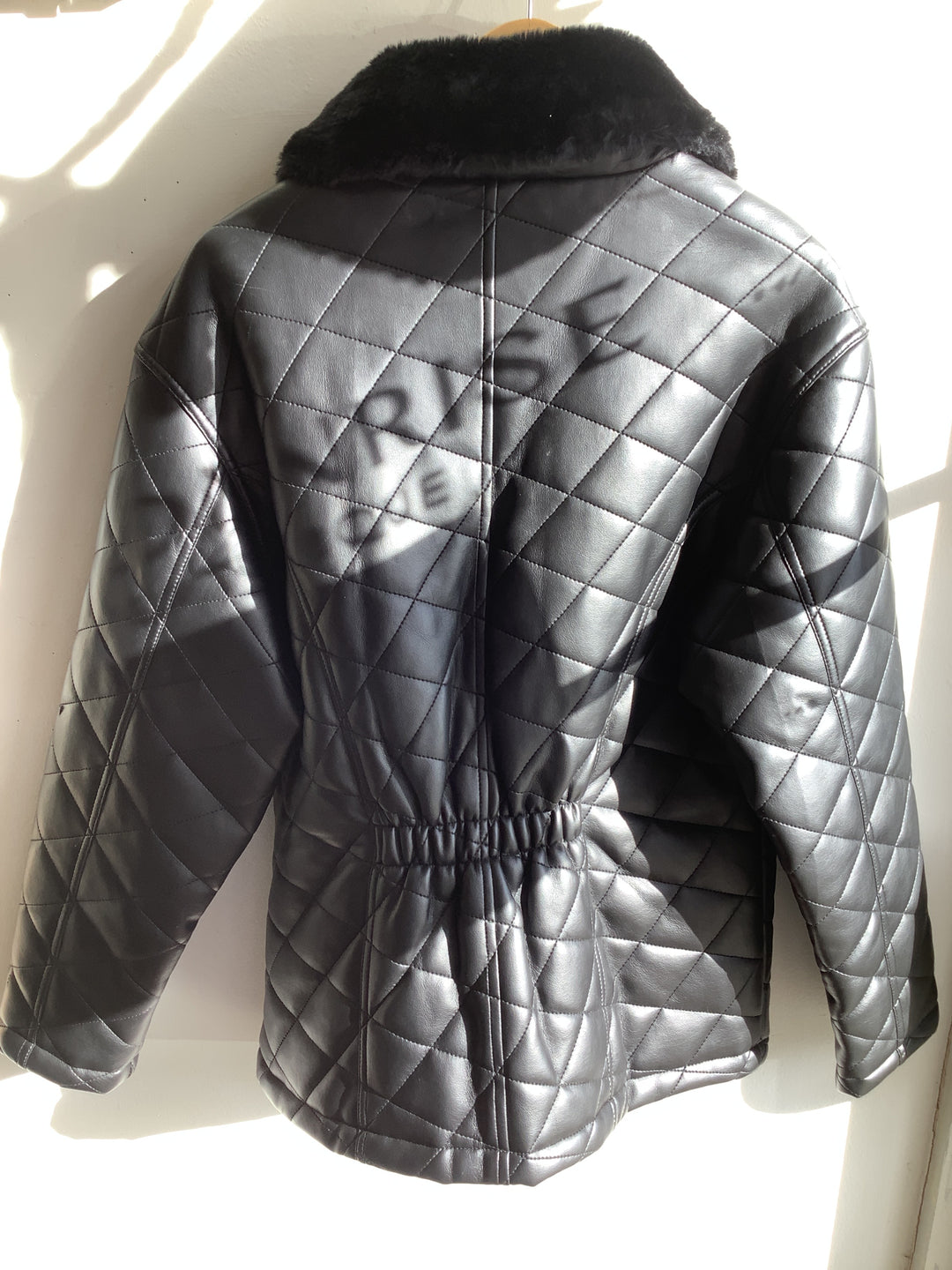 Vintage Marco Quilted Faux Leather Jacket