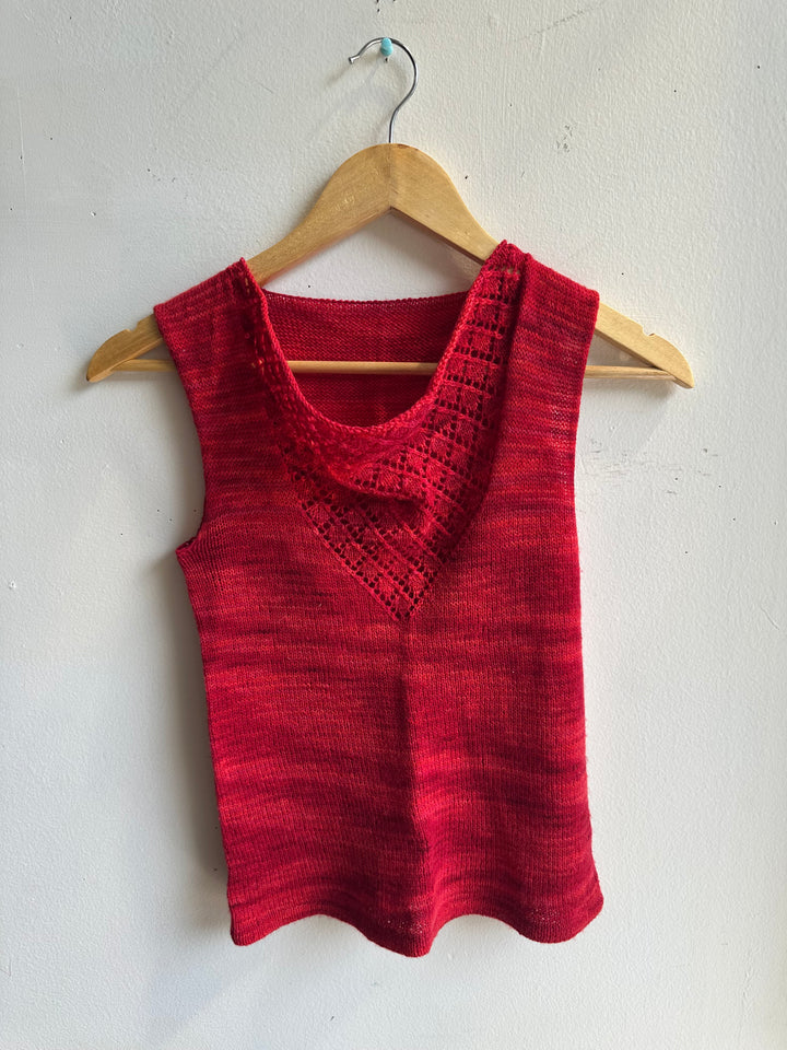 Debbie Svensson Hand Knit Bonny Merino Wool Tank