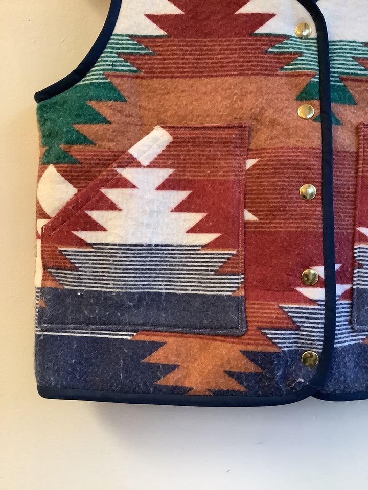 Boneyard Revival Quilted Southwest Vest- Nelson, BC