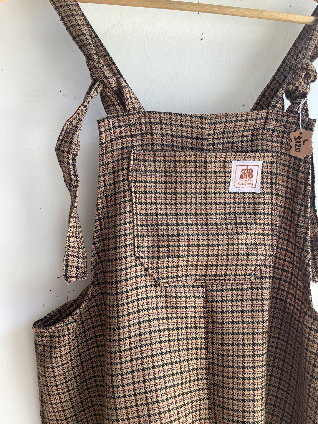 Heritage Check Overalls- Butterflies in Ballgowns