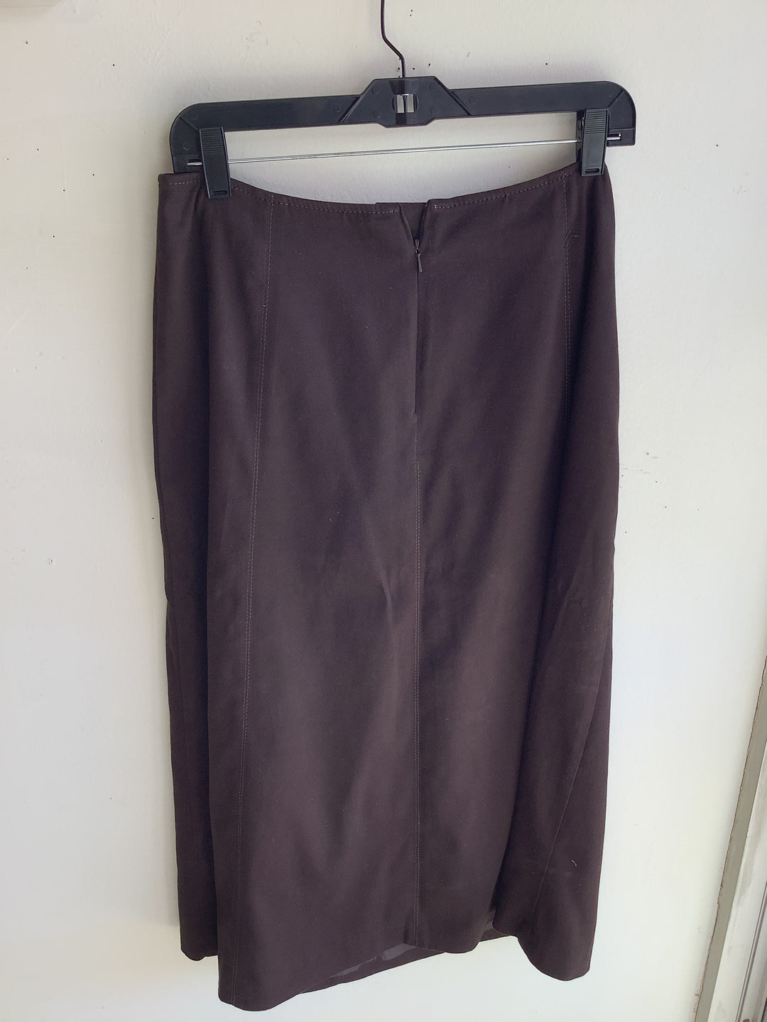 Chocolate Brown Midi Skirt | Vintage Tabi