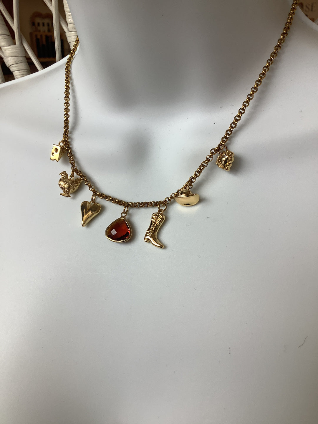 Wild Honey Cowboy Charm Necklace