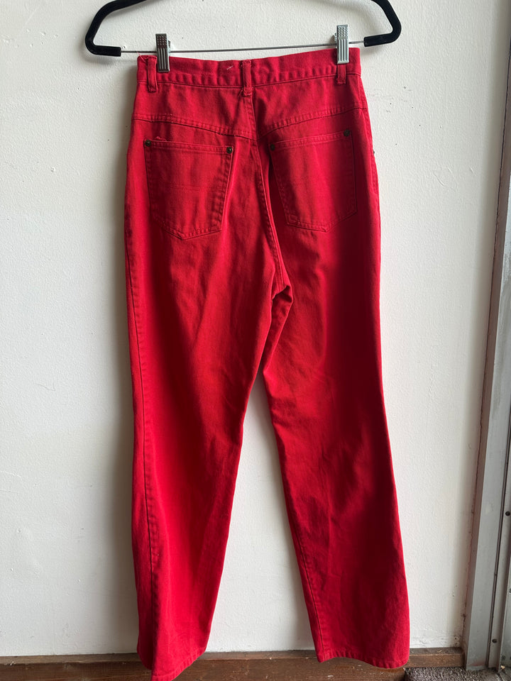 Vintage Rue Royal Red High Rise Jeans | Size 28