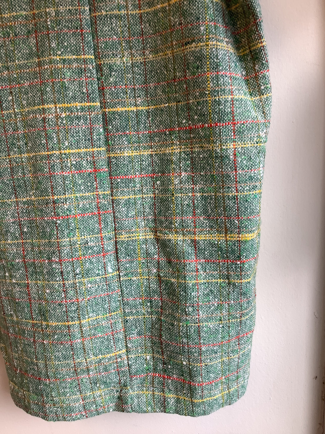 Butterflies in Ballgowns Evergreen Tweed Overall Dress