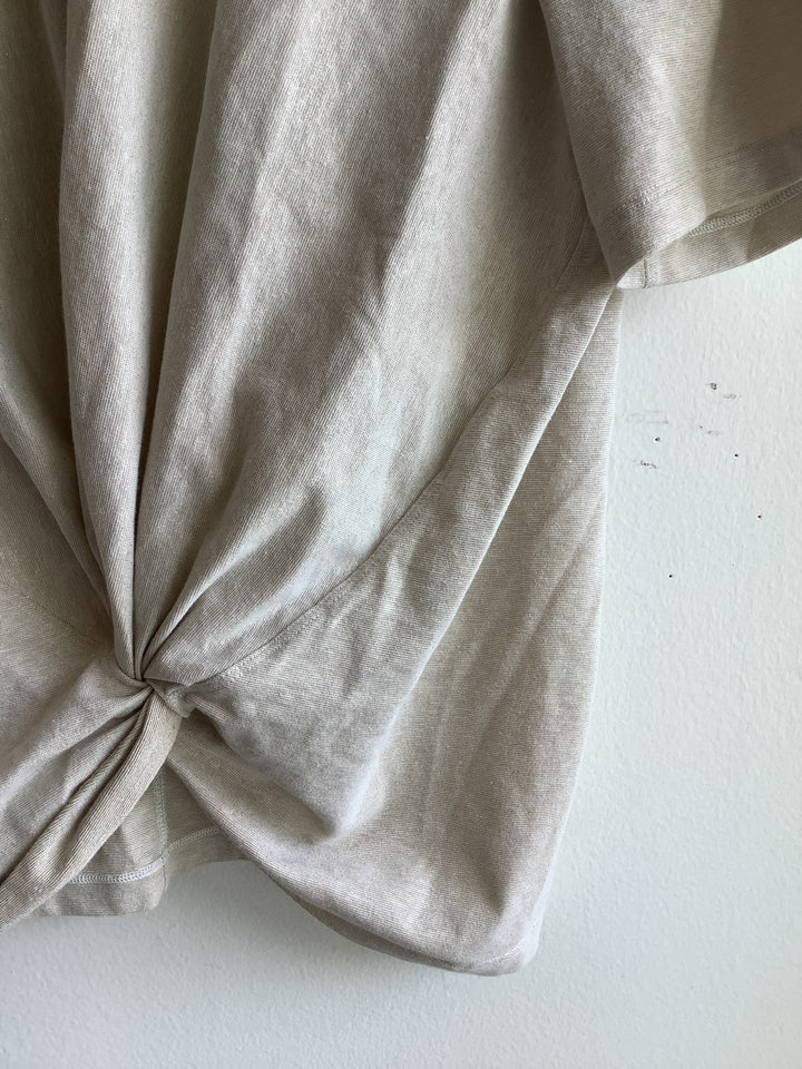 Lululemon Sandstone Twist Tee