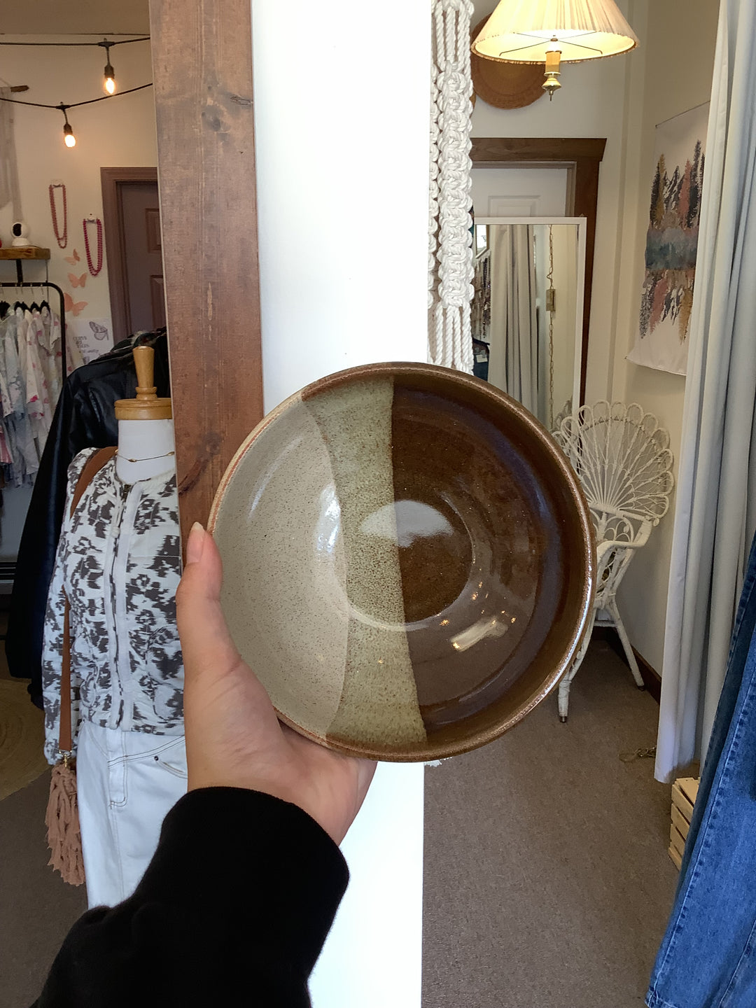 Ceramic Two Tone Glazed Bowl
