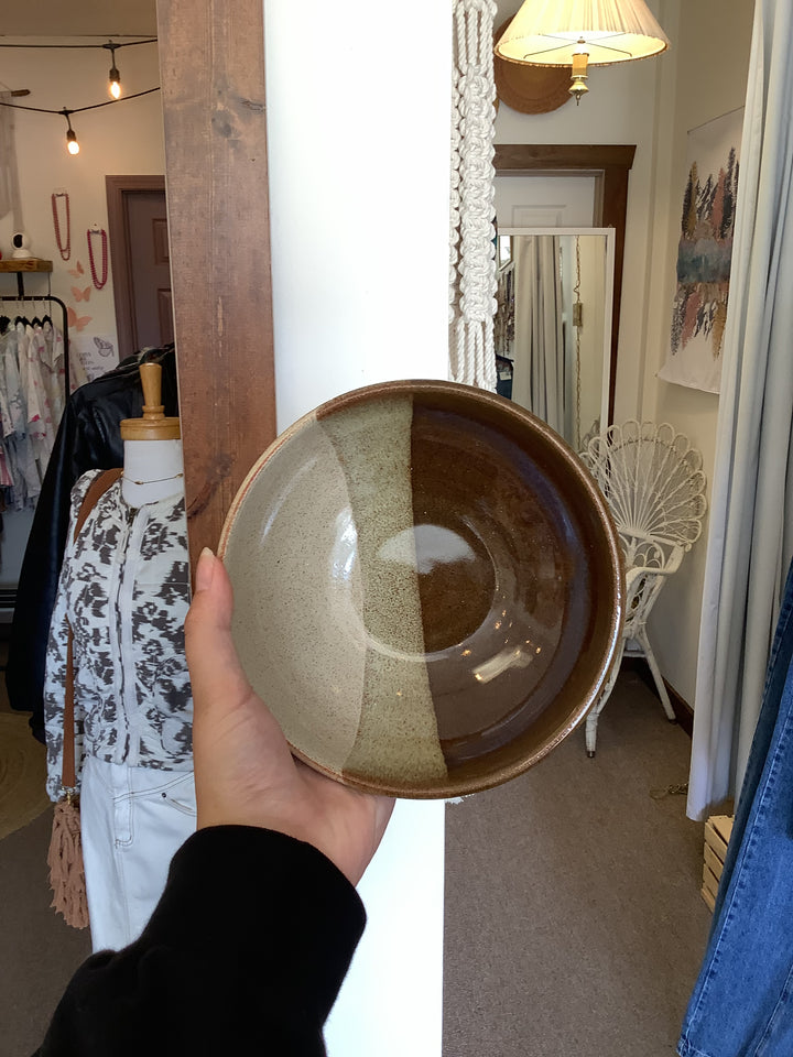 Ceramic Two Tone Glazed Bowl