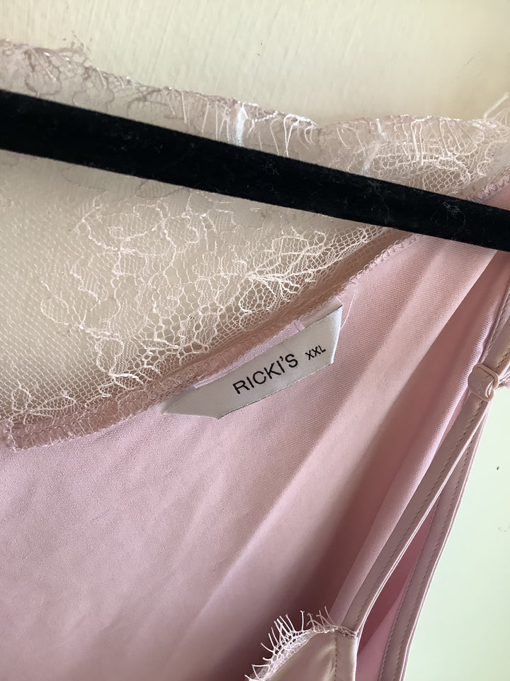 Blush Satin Lace Cami
