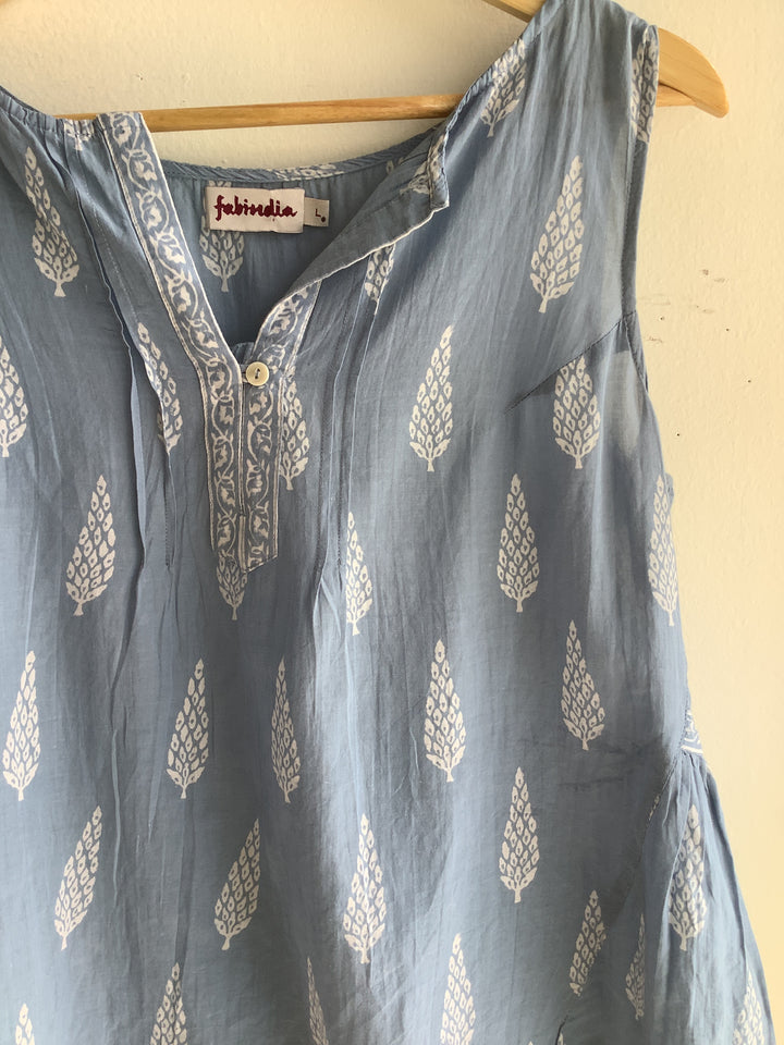 Fabinda Block Print Cotton Tank
