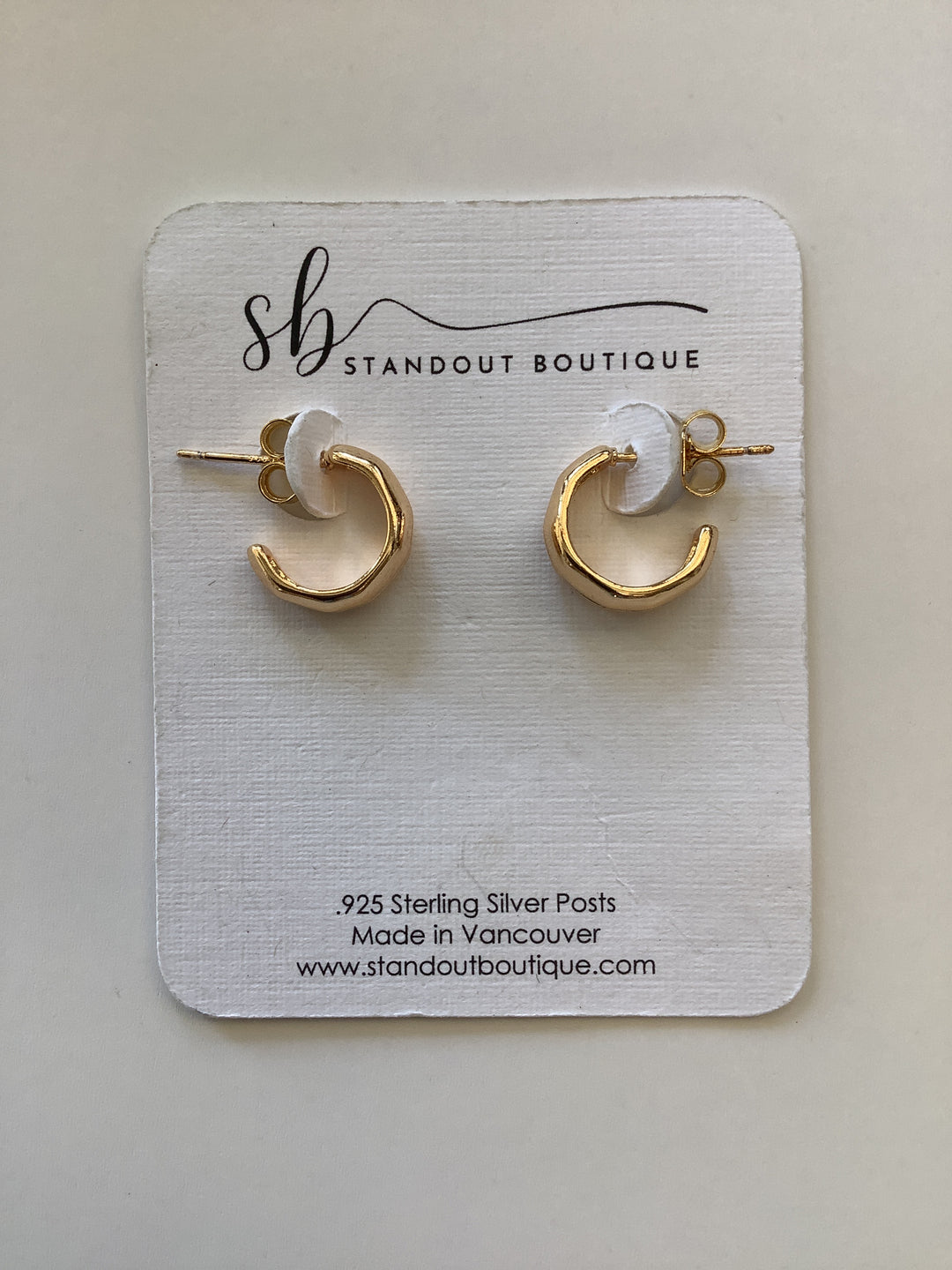 Lina Gold Earrings-Standout Boutique( Vancouver, BC)
