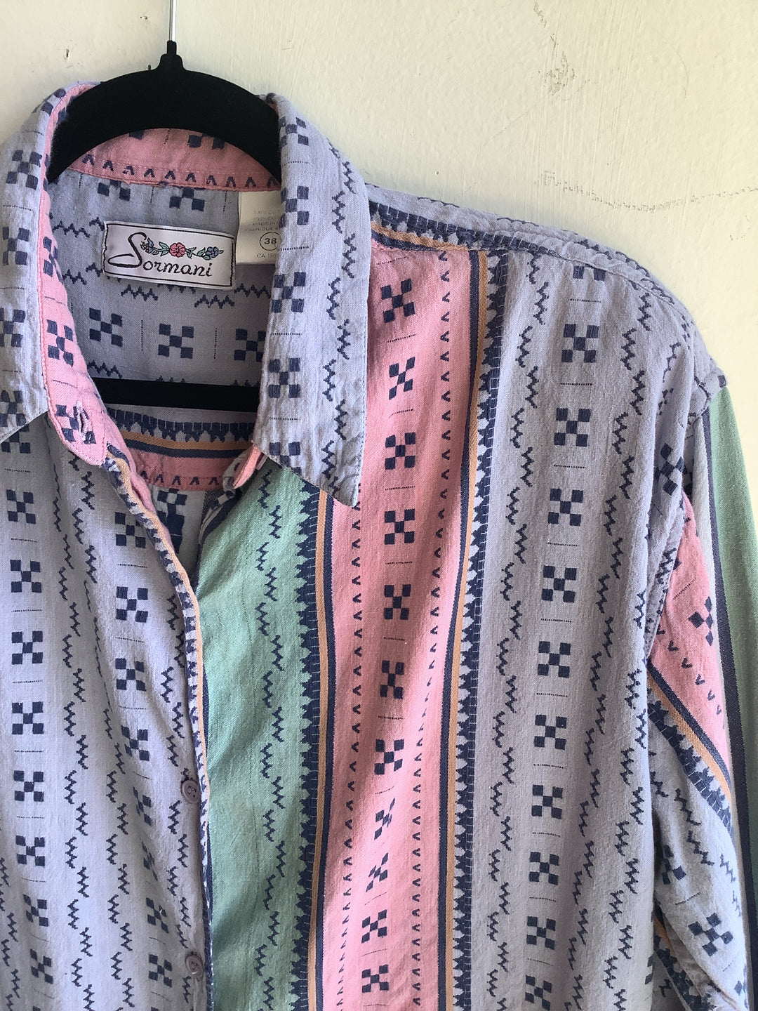 Vintage Pastel Geo Shirt