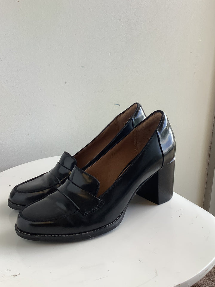 Midnight Muse Loafer Heels