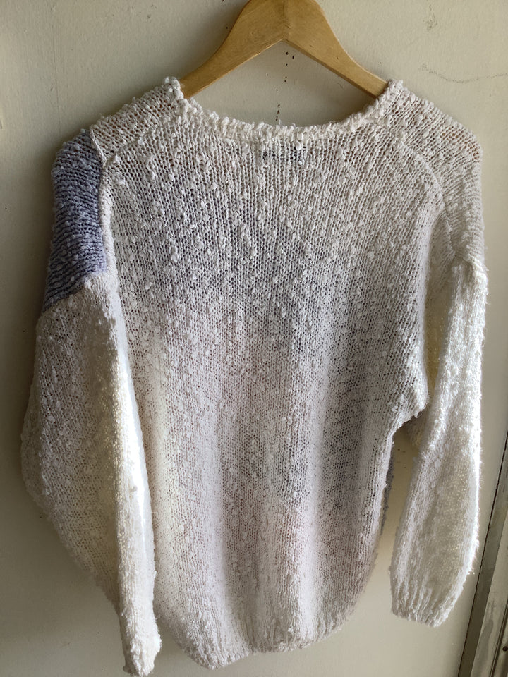 Vintage Pastel Floral Sweater