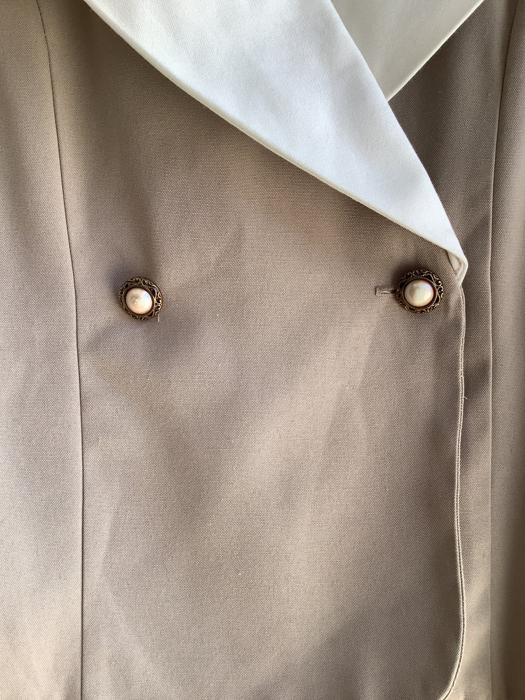 Vintage Embroidered Sailor Collar Blazer
