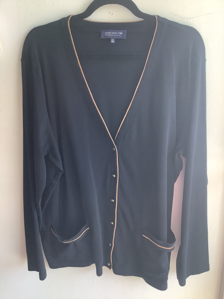 Jones New York Trim Cardigan