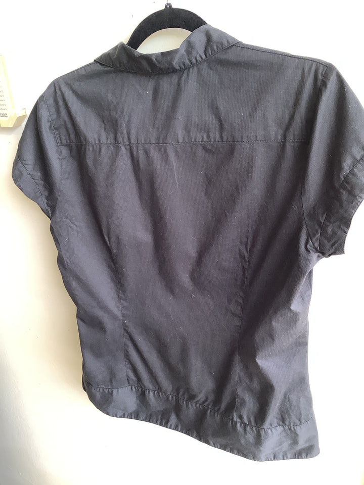 Y2K Mexx Black Collard Blouse