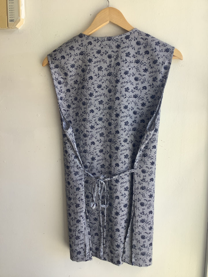 Vintage Midnight Meadow Button Up Vest