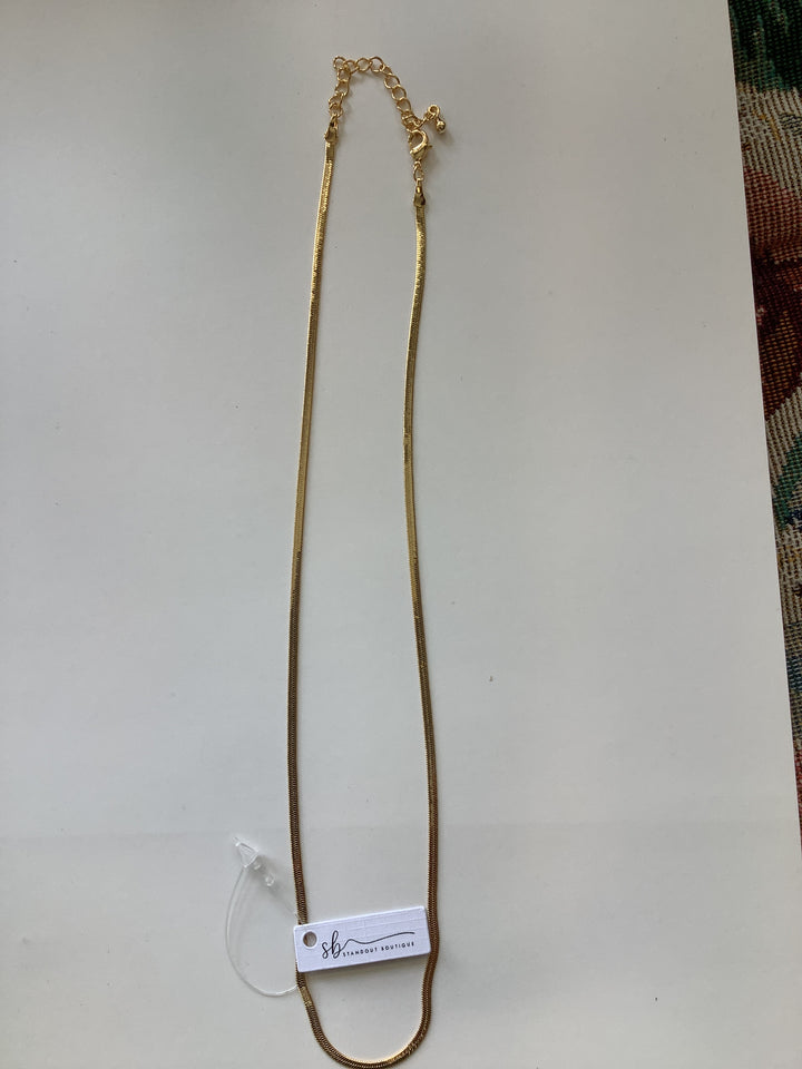 Gold Snake Chain Necklace