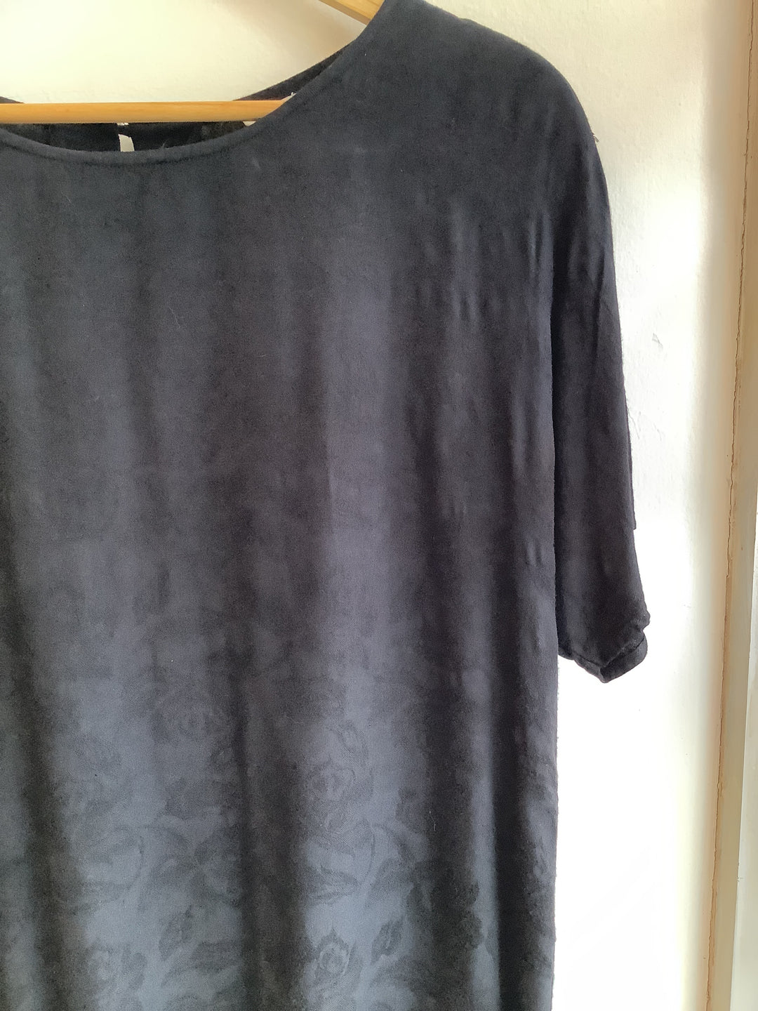 Vintage Shadow Rose Soft-Drape Tee