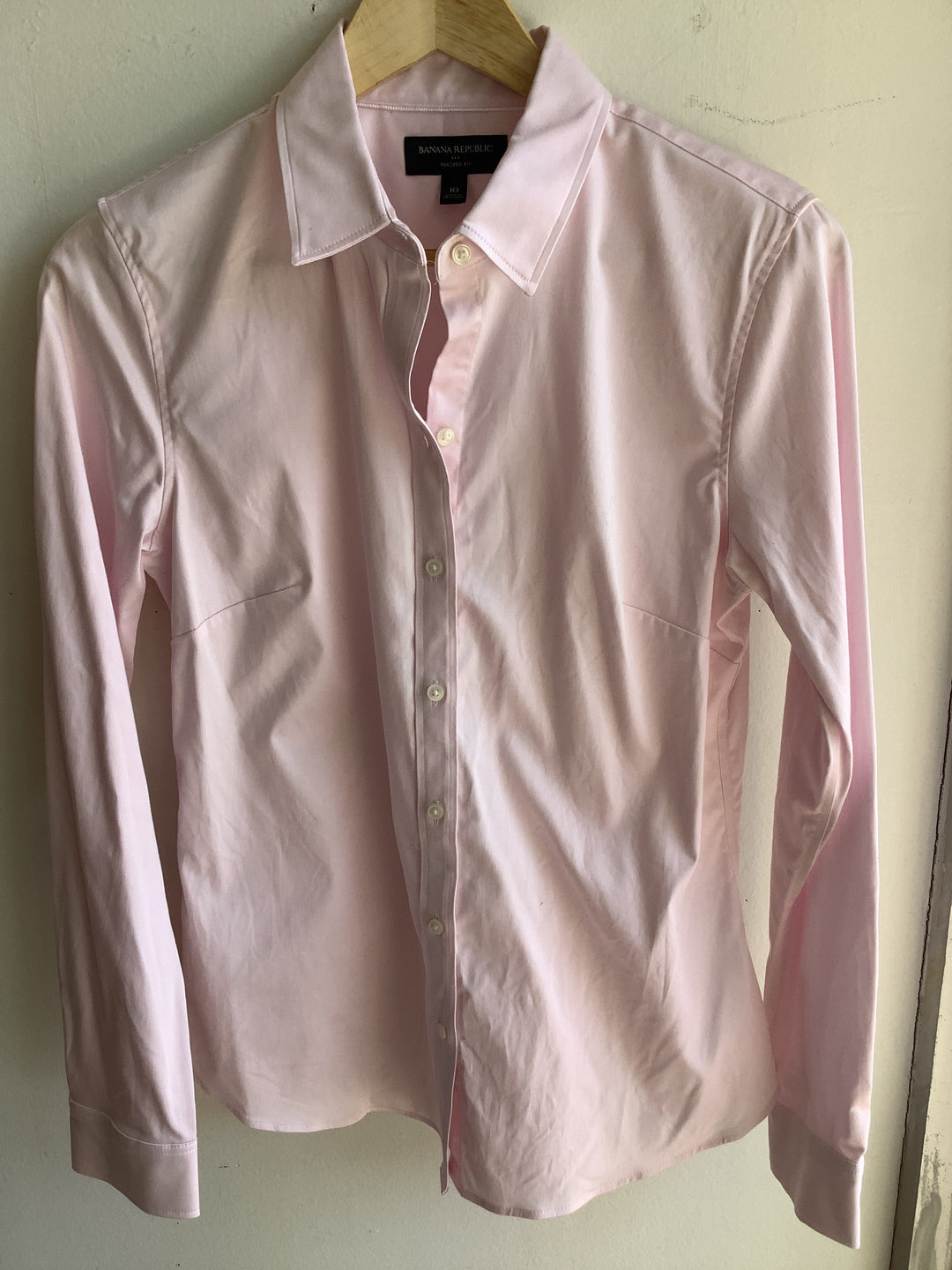 Banana Republic Pink Tailored Shirt