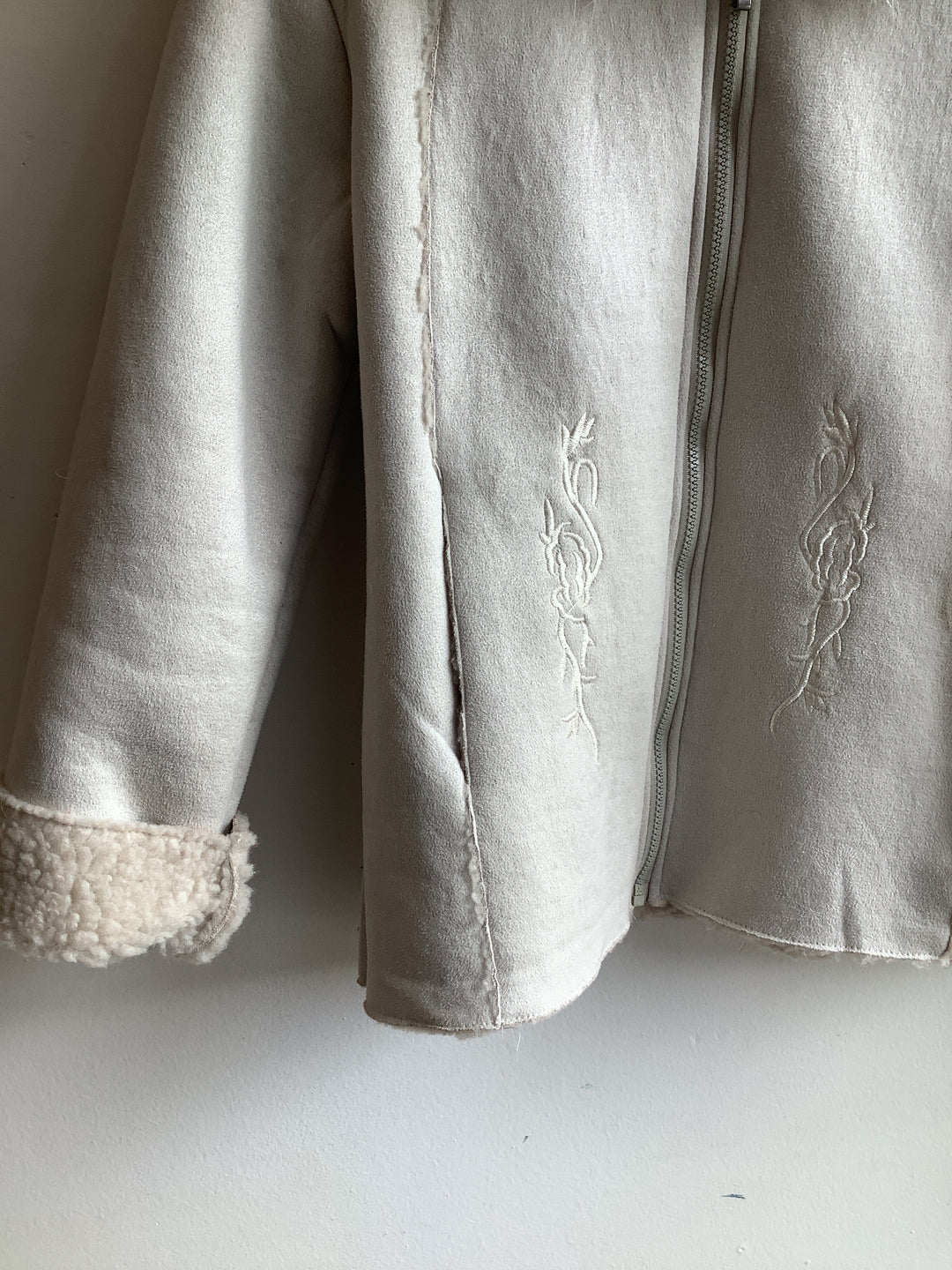 Winter Whisper Faux Suede Jacket